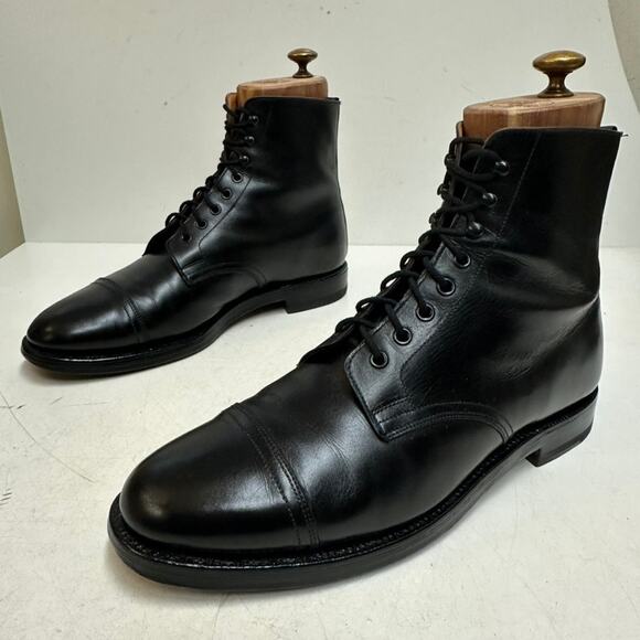NEW HEELS Crockett & Jones x Ralph Lauren Cap Toe Boot Bench Made in England 9 D main image 10